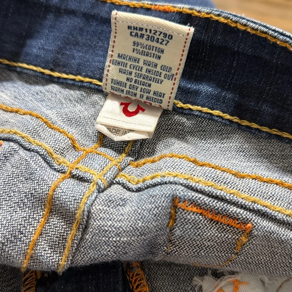 True Religion Women's Boot Cut Jeans - Dark Blue - Picture 7 of 8